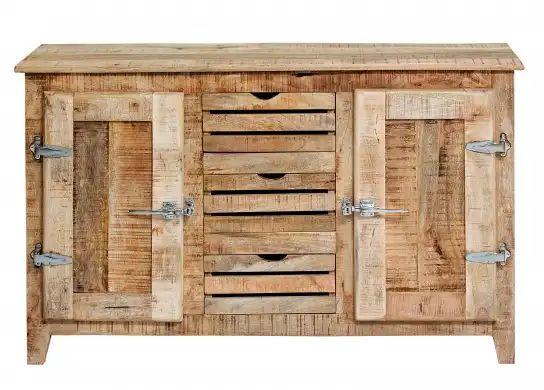 Rustic Ice Box Side Board with 3 Drawers & 2 Doors - popular handicrafts